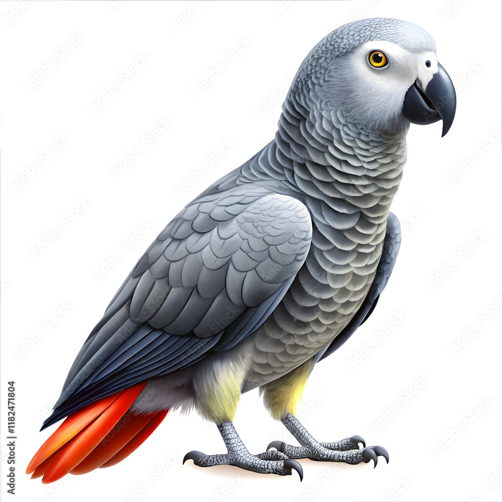 Parrot isolated on white background Parrot isolated on white background
