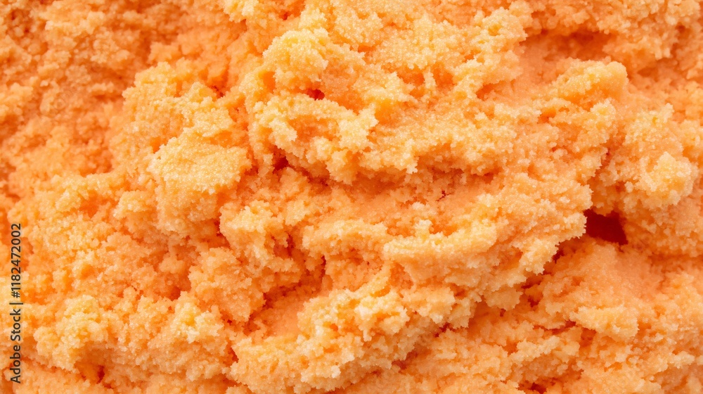 Close Up Texture of Orange Sugar Scrub, Cosmetics Background Close Up Texture of Orange Sugar Scrub, Cosmetics Background