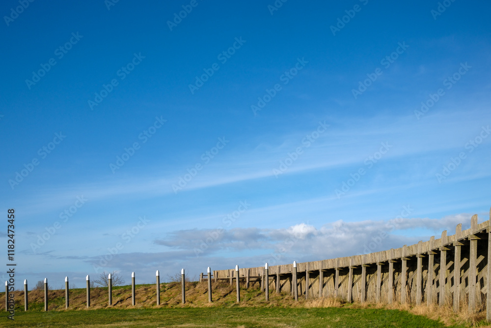 Schokland haven, Flevoland province, The Netherlands Schokland haven, Flevoland province, The Netherlands