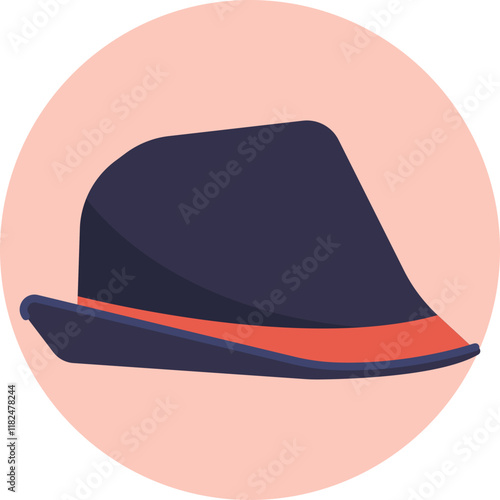 A stylish top hat, symbolizing sophistication and elegance in the world of jazz.