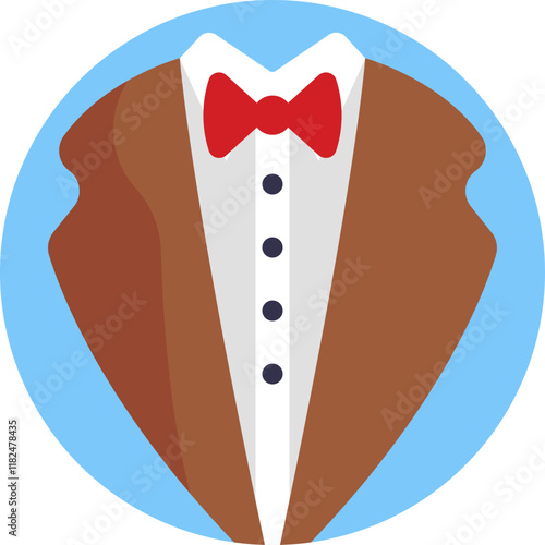 A jazzy, form-fitting vest with a sharp silhouette, adorned with thin lapels and a faint sheen, embodying the essence of a cool, energetic performance.