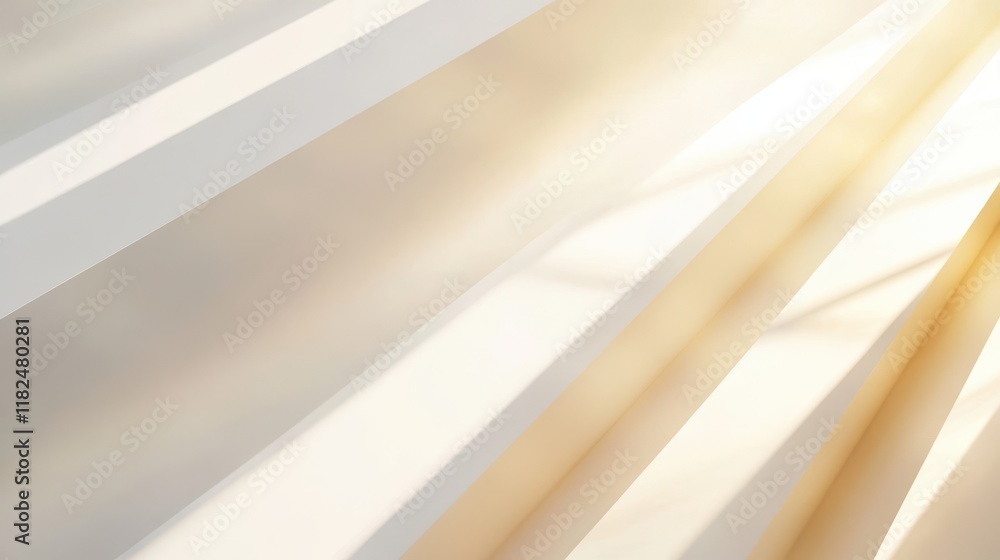 Obraz premium Elegant radiant streaks over pale gradient background minimalist design abstract art studio environment high detail