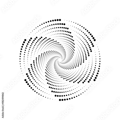 golden ration fibonacci pattern for logo icon background web graphic tattoo. vector illustration.