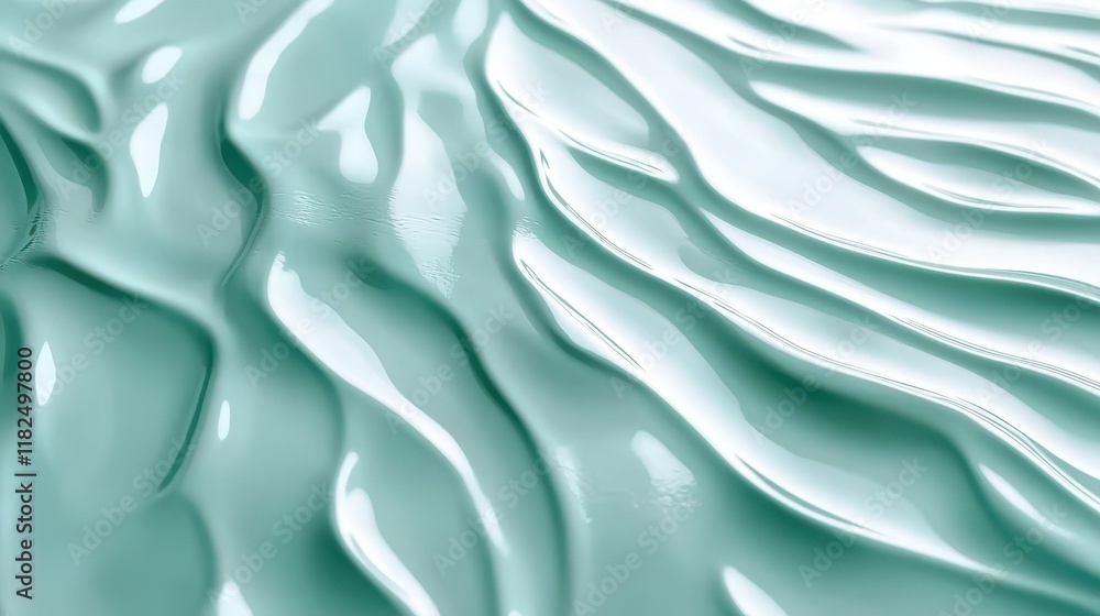 Obraz premium Dynamic aquamarine ripple patterns with sunlight distortions natural water textures high detail