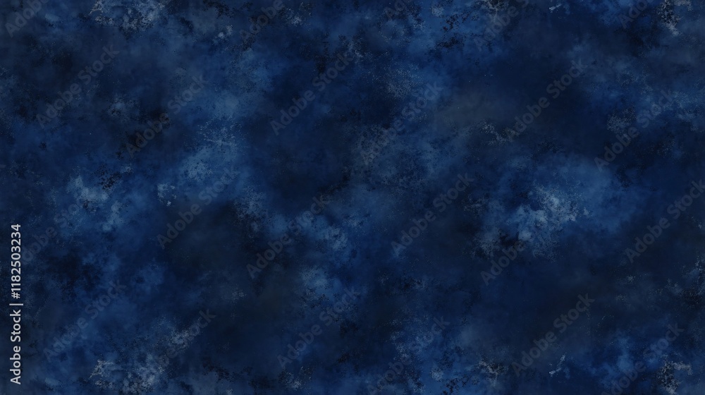 Fototapeta premium Abstract Deep Blue Watercolor Texture Background