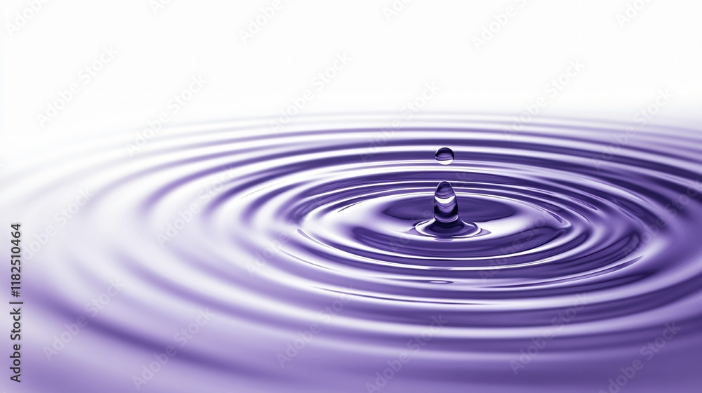 Purple Water Drop Ripples Abstract Background Purple Water Drop Ripples Abstract Background