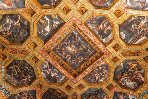 Wallpaper Mural Ceiling of Te Palace in Mantua, Italy Torontodigital.ca