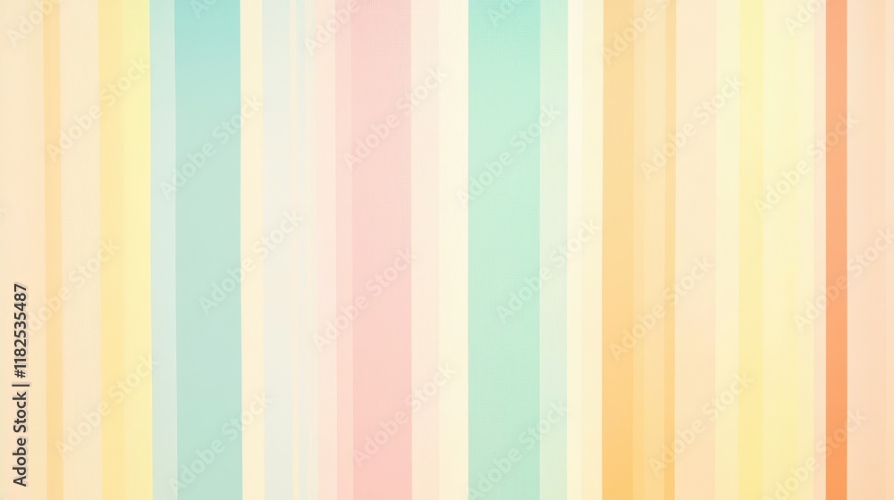 Soft pastel stripes abstract art digital creation aesthetic calm environment horizontal viewpoint gentle transitions Soft pastel stripes abstract art digital creation aesthetic calm environment horizontal viewpoint gentle transitions