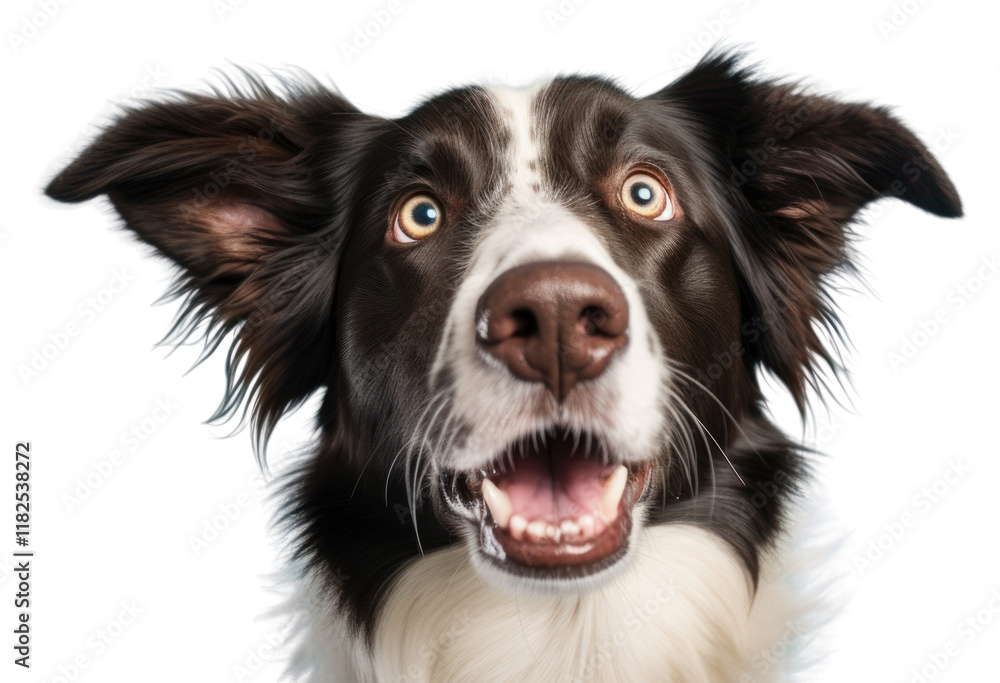 Fototapeta premium PNG Border collie dog mammal animal.