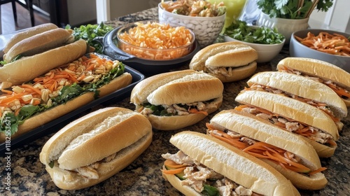 Scrumptious Chicken Banh Mi Sandwiches photo