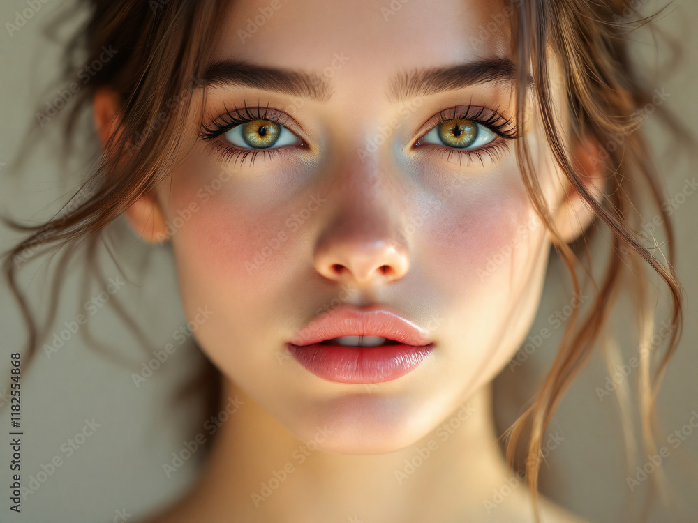 Glossy pink lips close-up, vibrant and alluring, showcasing flawless makeup and beauty. Glossy pink lips close-up, vibrant and alluring, showcasing flawless makeup and beauty.