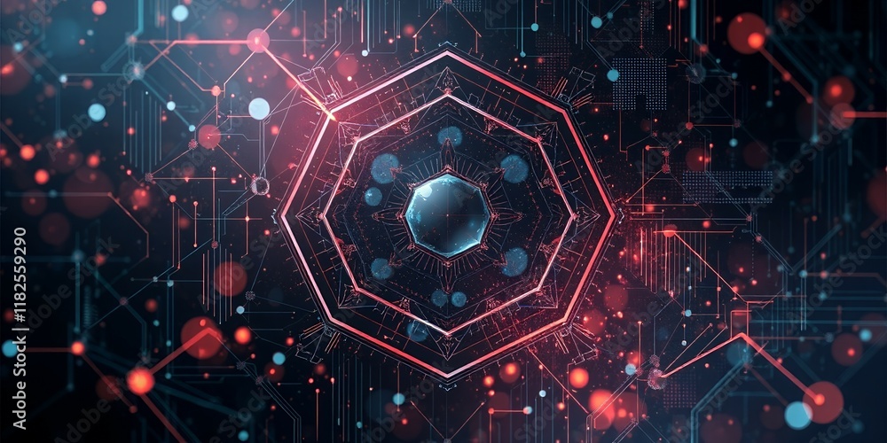 Obraz premium Abstract Tech Background