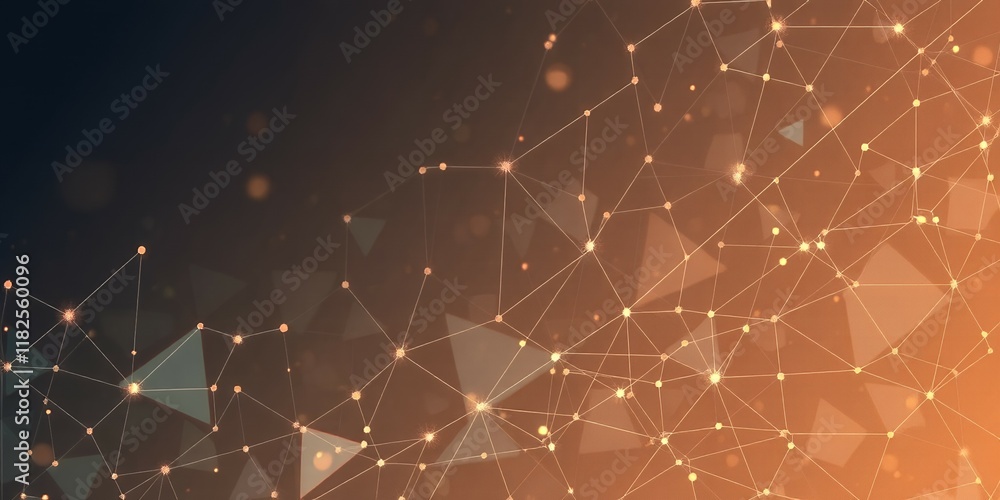 Fototapeta premium Abstract Network Connection