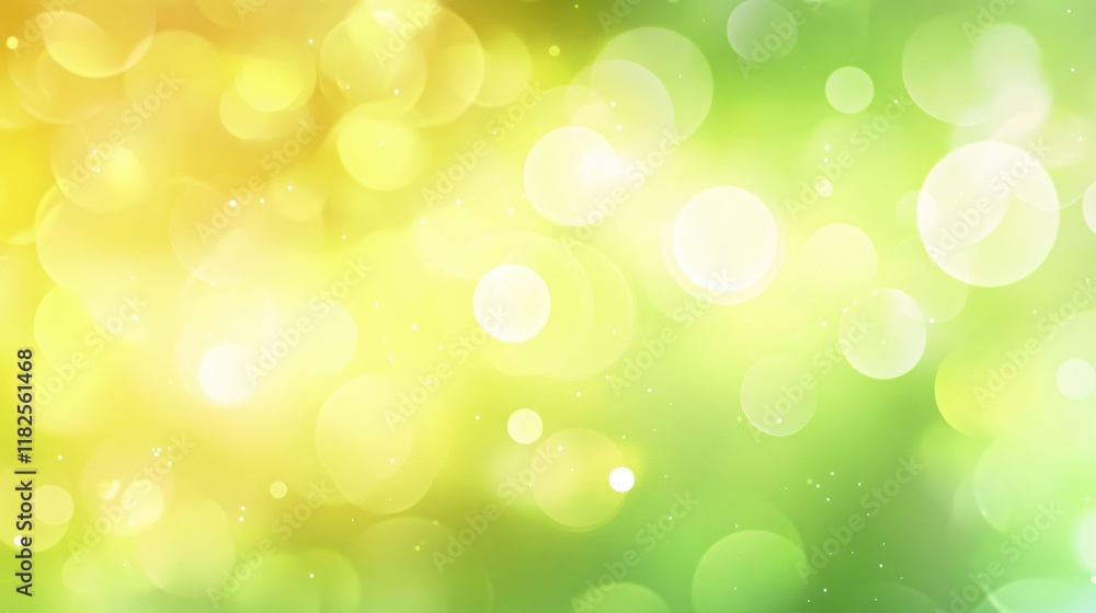 Abstract Green Yellow Bokeh Lights Background Abstract Green Yellow Bokeh Lights Background