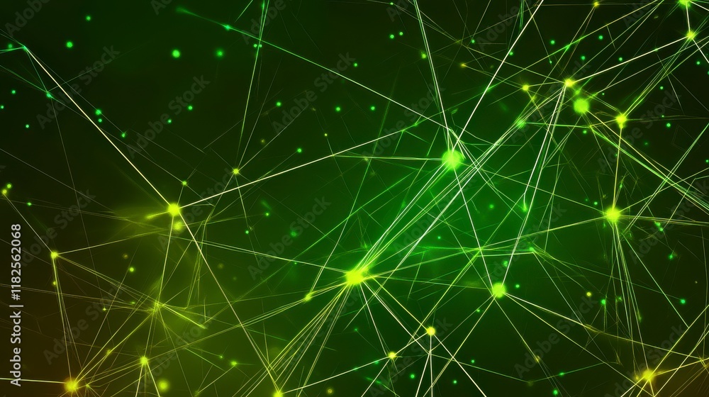 Fototapeta premium Abstract Network Design: A Futuristic Visualization of Interconnected Systems