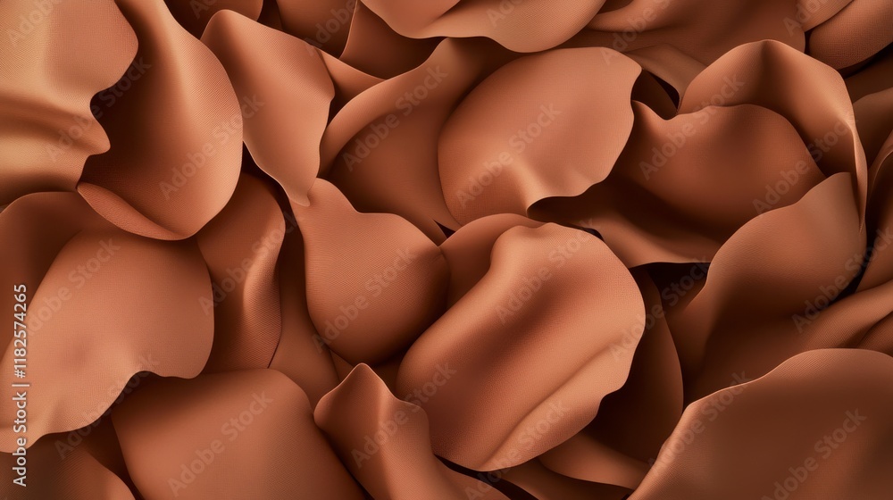 Fototapeta premium Stunning Brown Abstract Background with Fluid Forms