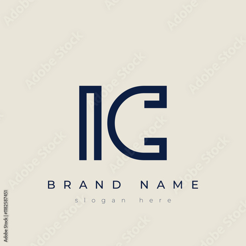 I and C logo design. IC abstract Letters Logo Monogram. This logo design is the process of creating a visual symbol that represents a brand, company, or individual.