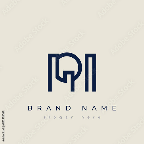 R and I logo design. RI abstract Letters Logo Monogram. This logo design is the process of creating a visual symbol that represents a brand, company, or individual.