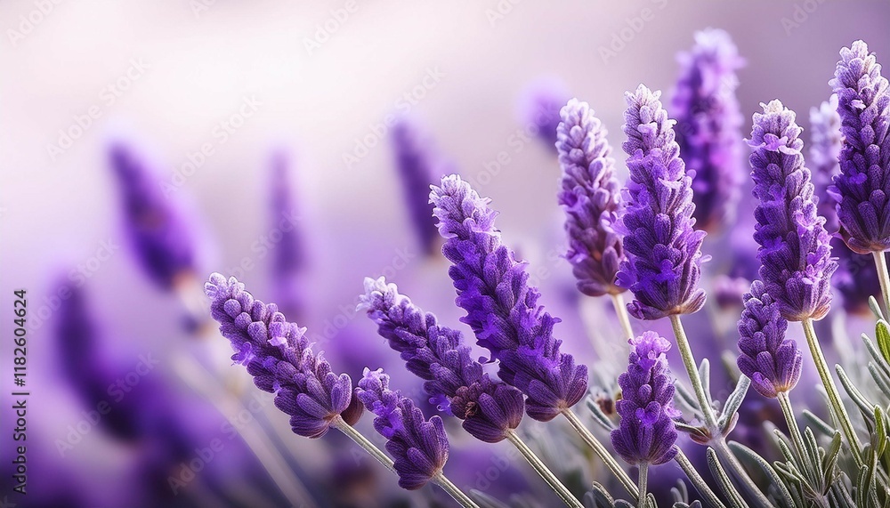 Naklejka premium flowers lavandula for greeting cards and postcard is beautiful decorations