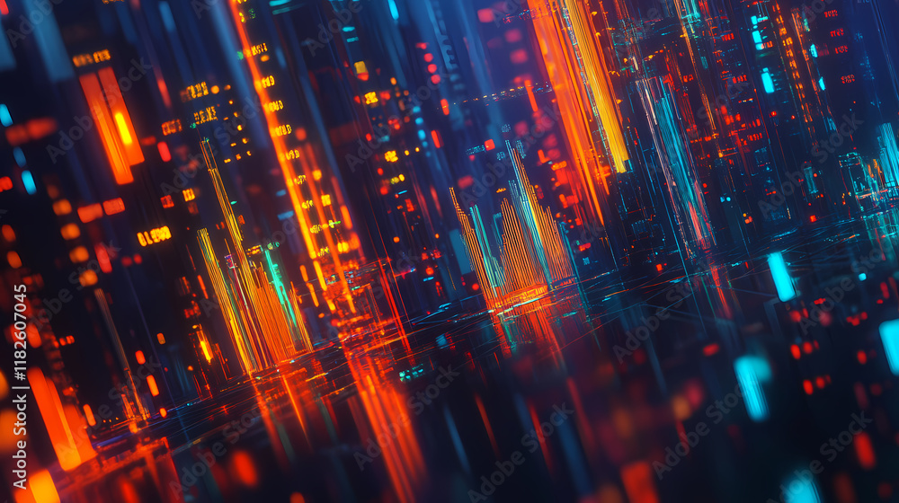 A close-up of an oil refinery with fluctuating stock market graphs overlaying, representing the volatility of the oil industry. Velvetlight. Illustration A close-up of an oil refinery with fluctuating stock market graphs overlaying, representing the volatility of the oil industry. Velvetlight. Illustration