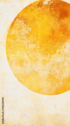 Golden Sun Abstract Art: A Vibrant Artistic Interpretation of Nature's Light