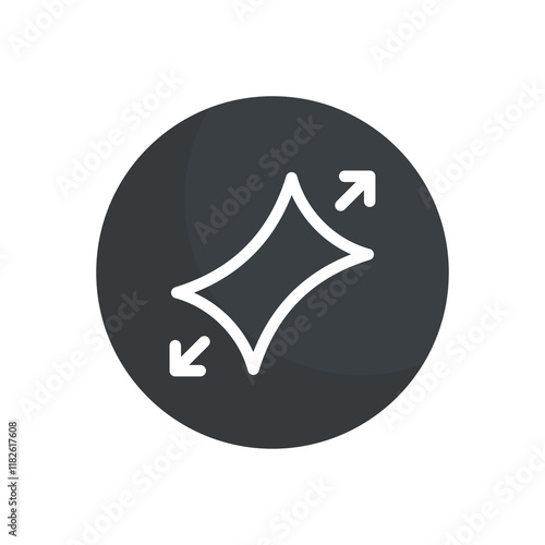 Lycra icon, as part of fabric. Designation of elastic, ductility or stretchable fabric. Pictogram for web or marketplace, category clothing.