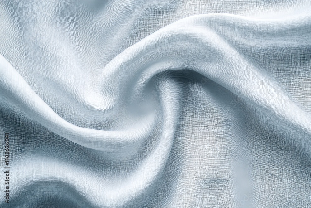 Obraz premium Gray light natural linen texture for the background.