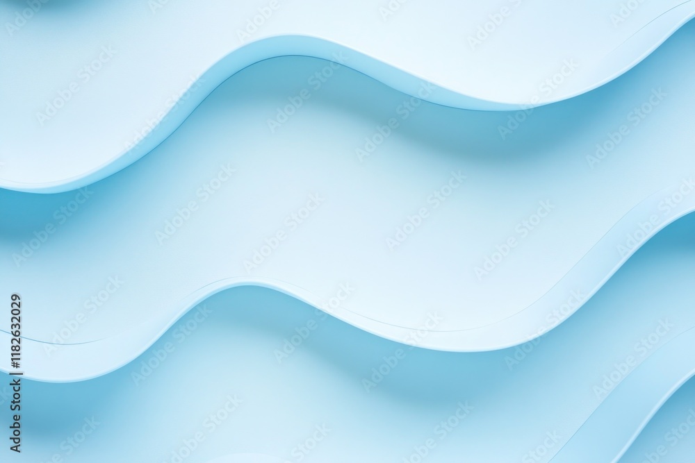 Close-up shot of a blue wave pattern texture Close-up shot of a blue wave pattern texture