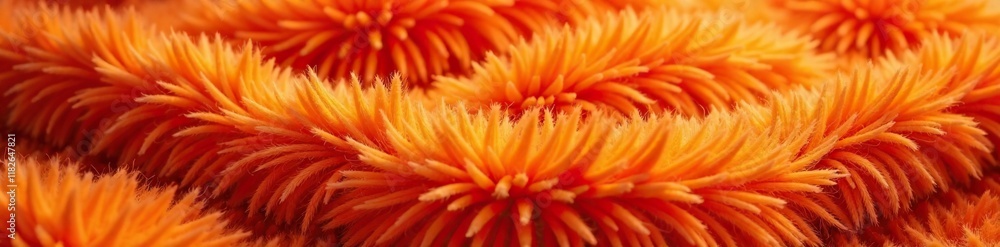 Shaggy orange fur texture on a plush throw blanket, plush, orange, fur Shaggy orange fur texture on a plush throw blanket, plush, orange, fur