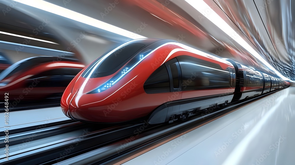 Innovative means of transport such as Hyperloop or train Innovative means of transport such as Hyperloop or train