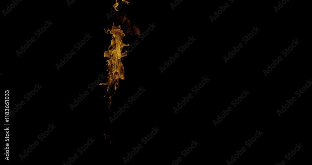 Fire and flame on alpha channel 4K. Realistic burning fire on the ground. Fire visual effect isolated on black color. Great for VFX overlay in Cinematic films using blending modes. Fire and flame on alpha channel 4K. Realistic burning fire on the ground. Fire visual effect isolated on black color. Great for VFX overlay in Cinematic films using blending modes.