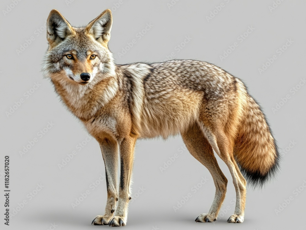 Coyote Standing Alert Coyote Standing Alert