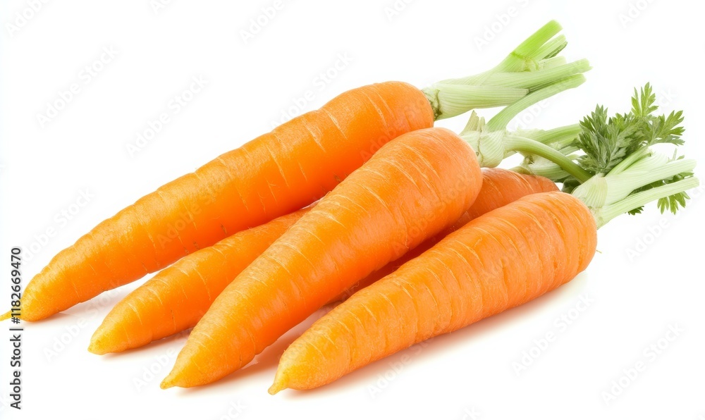 Healthy, fresh carrots grown on a farm without chemicals. Healthy, fresh carrots grown on a farm without chemicals.