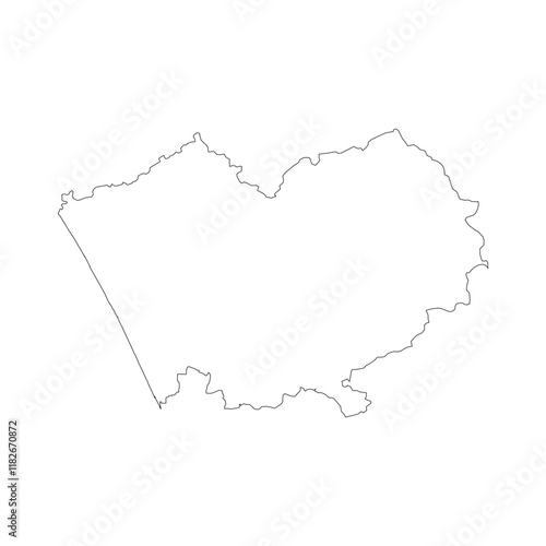 Altay blank outline map