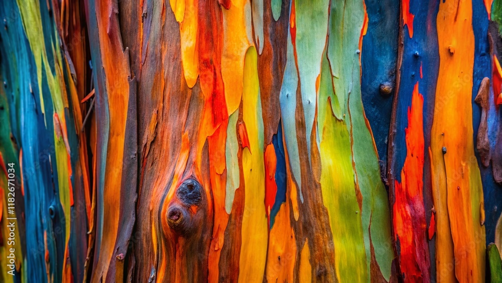 Abstract Eucalyptus Bark Portrait: Textured Natural Art Photography Abstract Eucalyptus Bark Portrait: Textured Natural Art Photography