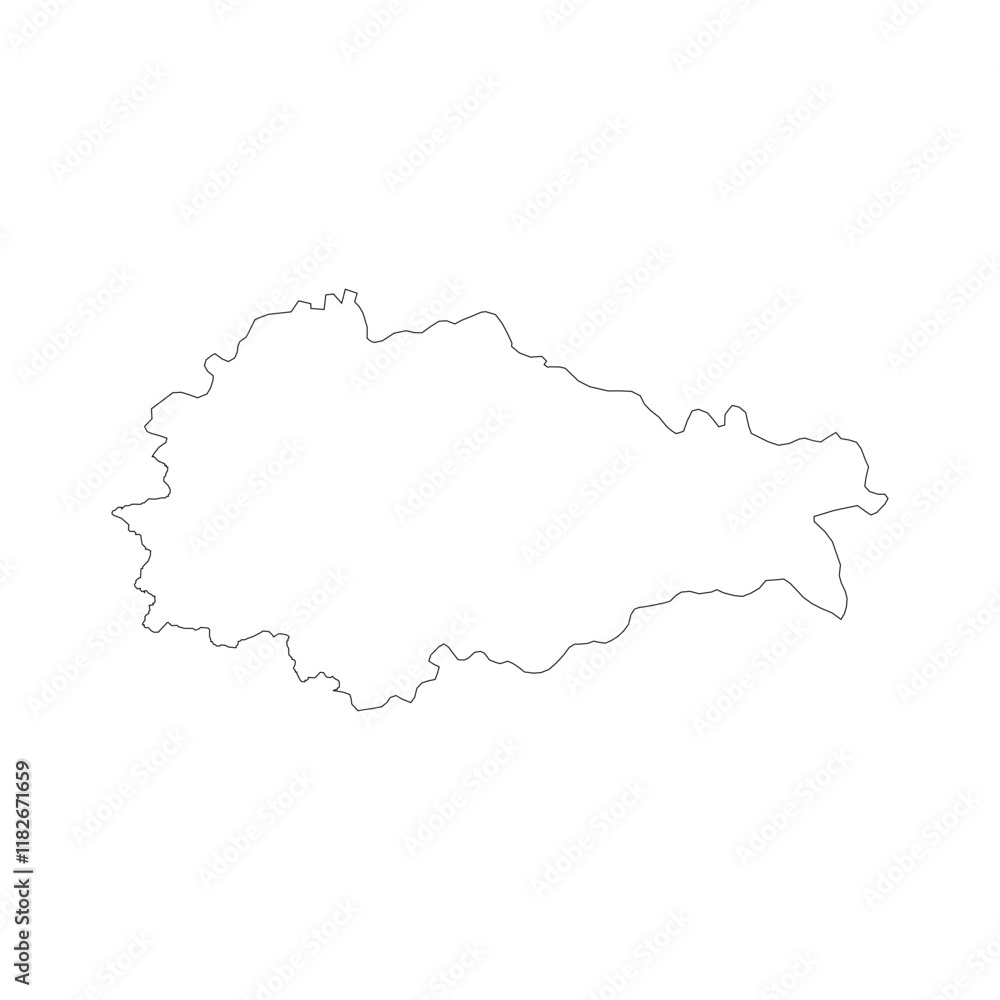 Kursk blank outline map Kursk blank outline map