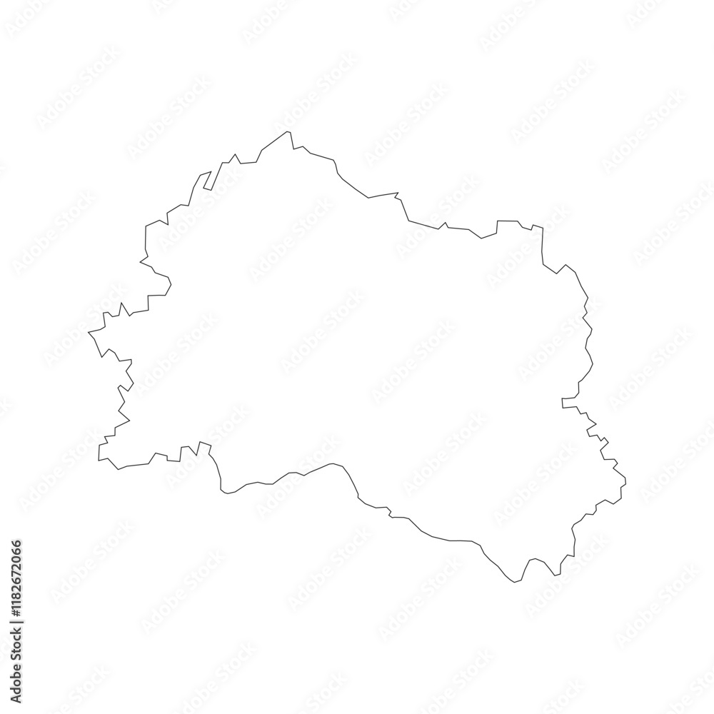 Orel blank outline map Orel blank outline map