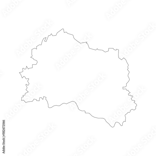 Orel blank outline map