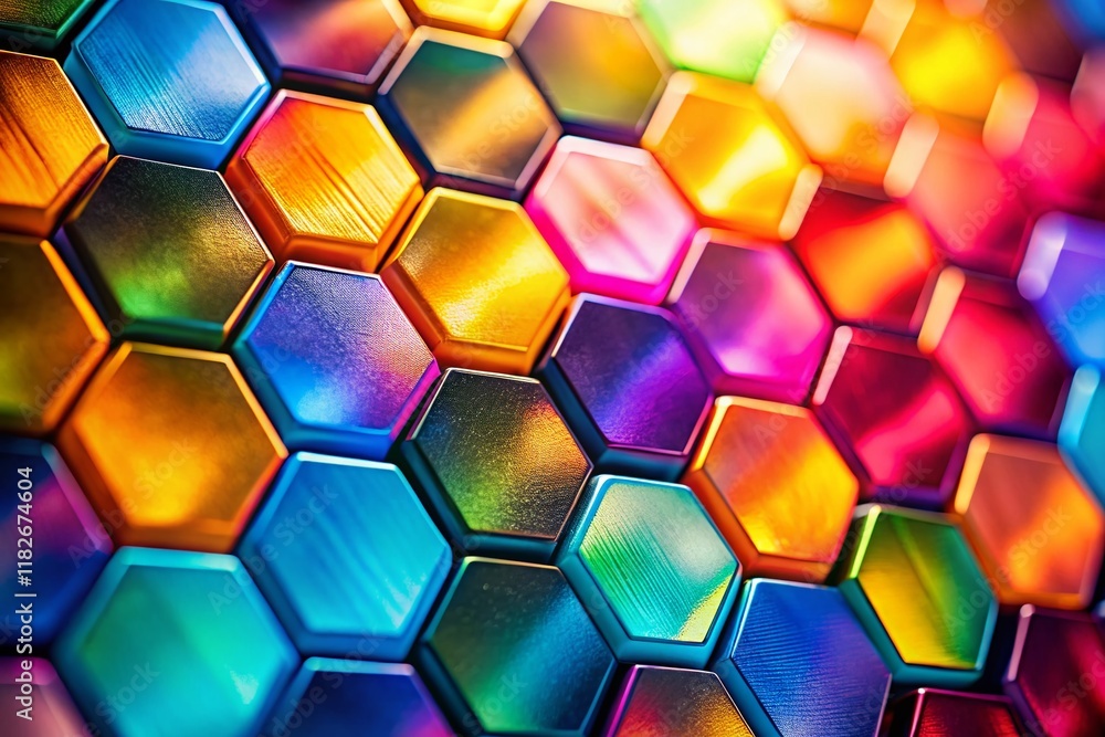 Abstract Hexagon Geometric Pattern Blurred Background Stock Photo Abstract Hexagon Geometric Pattern Blurred Background Stock Photo
