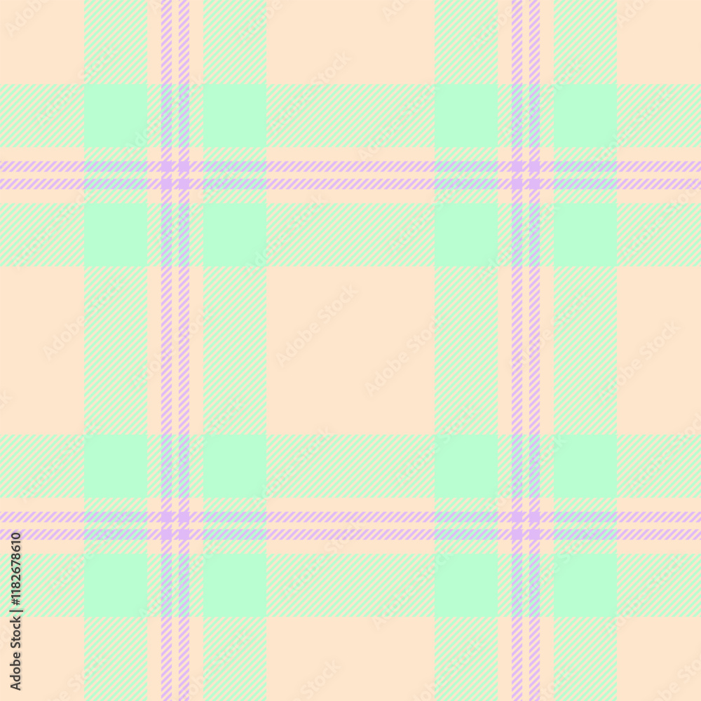 Refresh fabric tartan plaid, stitch background check pattern. Decorate seamless texture textile vector in light and blanched almond colors. Refresh fabric tartan plaid, stitch background check pattern. Decorate seamless texture textile vector in light and blanched almond colors.