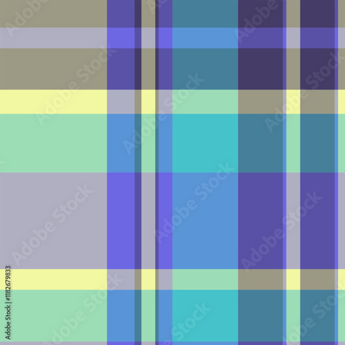 Vibrant pastel plaid pattern.  Perfect for textile design, website backgrounds, or fashion projects. Soft, muted colors create a calming and stylish aesthetic.