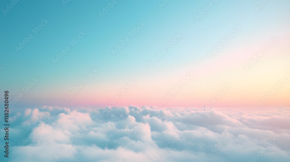 Harmonious color gradients in soft sky blue Harmonious color gradients in soft sky blue