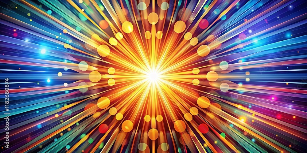Abstract Sunburst Pattern: High-Resolution Stock Photo with Deep Depth of Field Abstract Sunburst Pattern: High-Resolution Stock Photo with Deep Depth of Field
