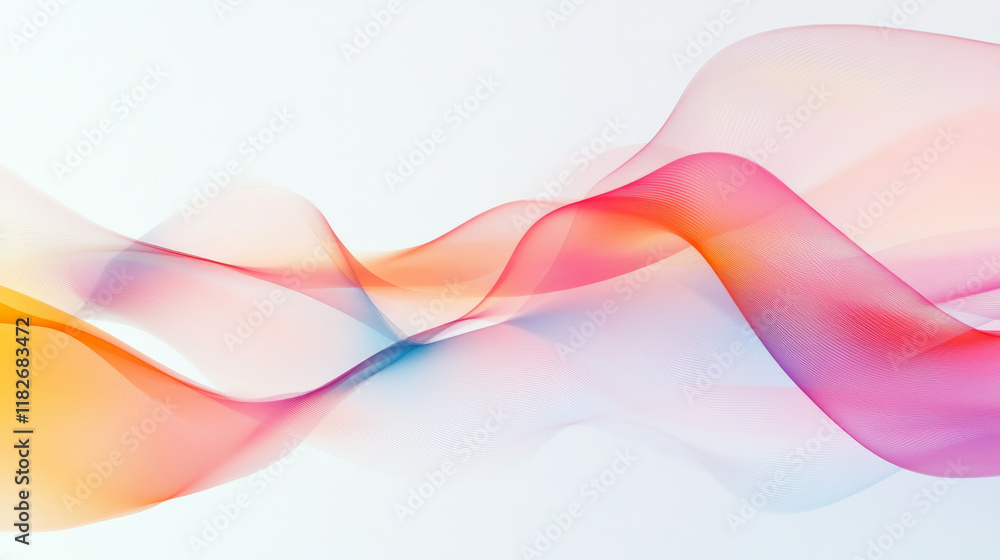 DNA chain banner. Scientific abstract background. DNA chain banner in trendy colors DNA chain banner. Scientific abstract background. DNA chain banner in trendy colors