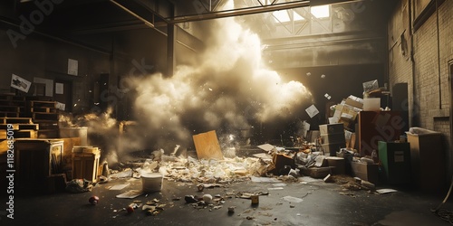 A chaotic scene, The Silent Warehouse Raid photo