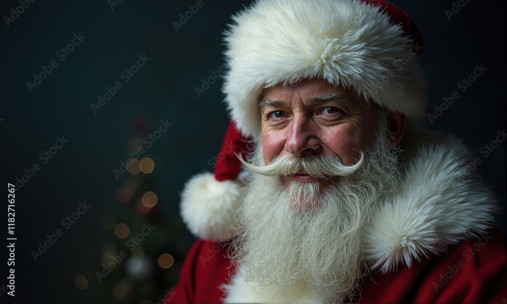 Portrait of a Man in Santa Claus Costume Portrait of a Man in Santa Claus Costume