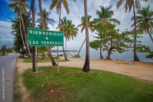 This breathtaking photo captures the serene beauty of Las Terrenas Dominican Republic circa 2012