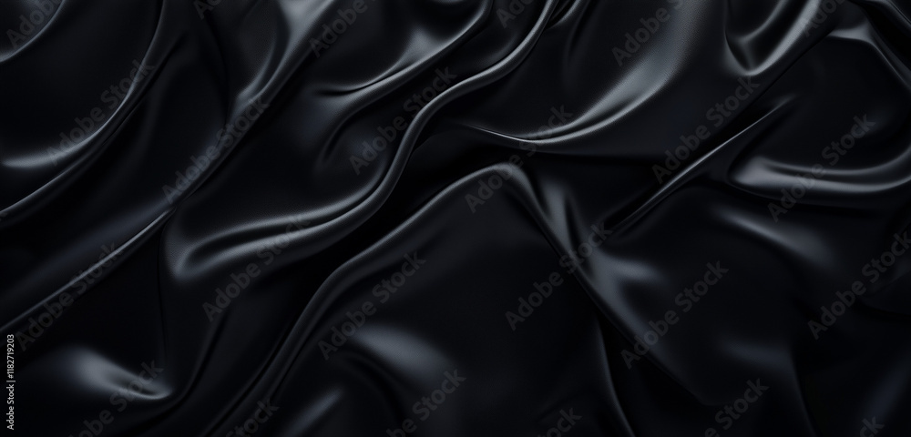 abstract black background with satin fabric texture abstract black background with satin fabric texture
