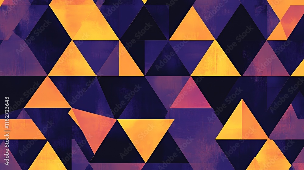 Abstract Geometric Triangle Pattern Design Abstract Geometric Triangle Pattern Design