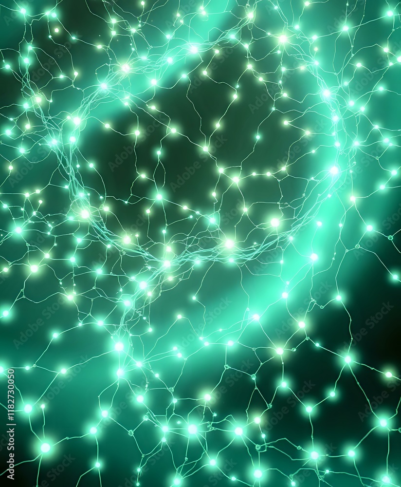 Aurora Connected: Bioluminescent Cybernetic Web Aurora Connected: Bioluminescent Cybernetic Web